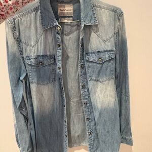 Denim Blue Men's Shirt